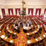VSHA staff in the House Chamber