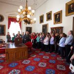 Governor Phil Scott reading the Proclamation.